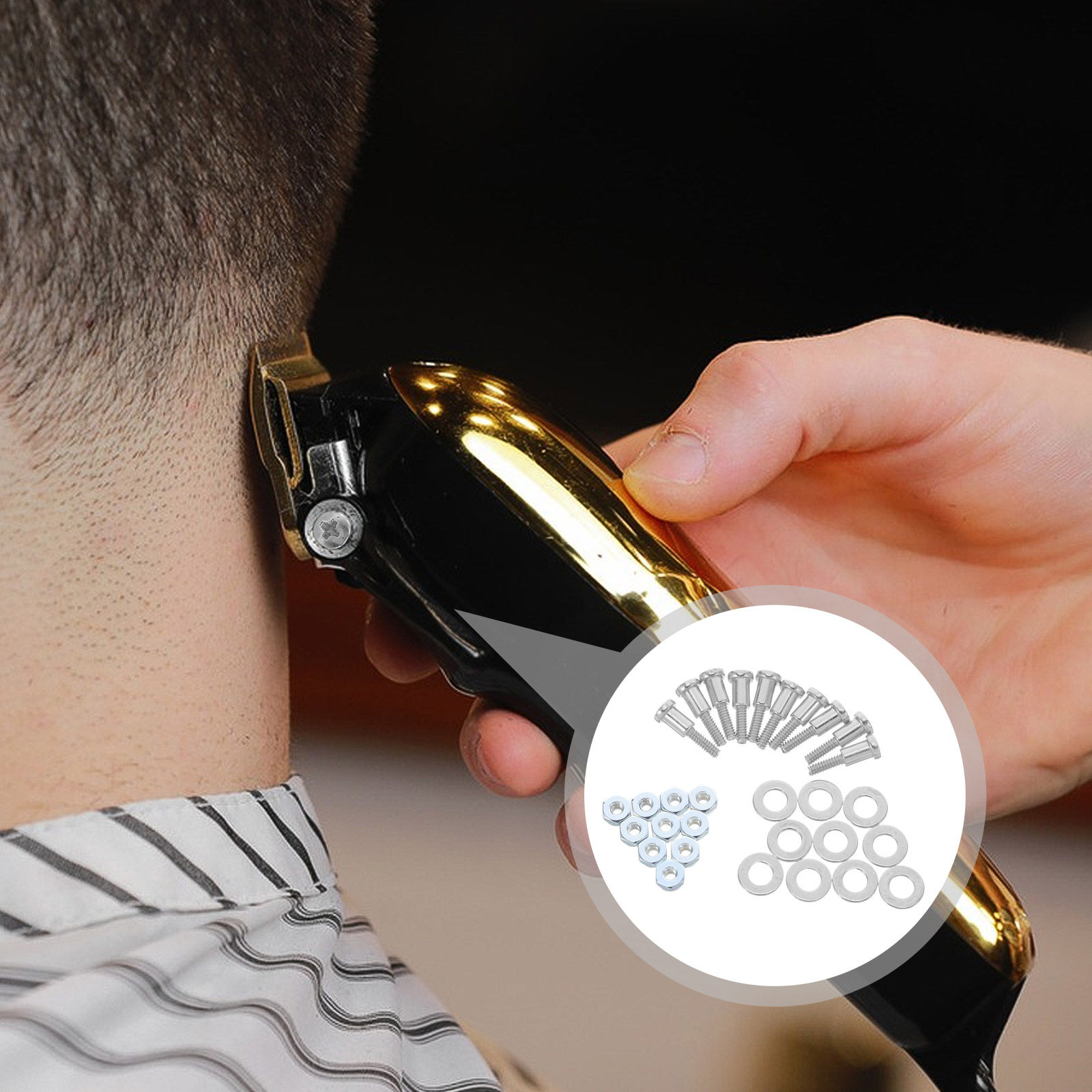 Hair Clipper - 10 комплектов винтов для регулировки триммера,