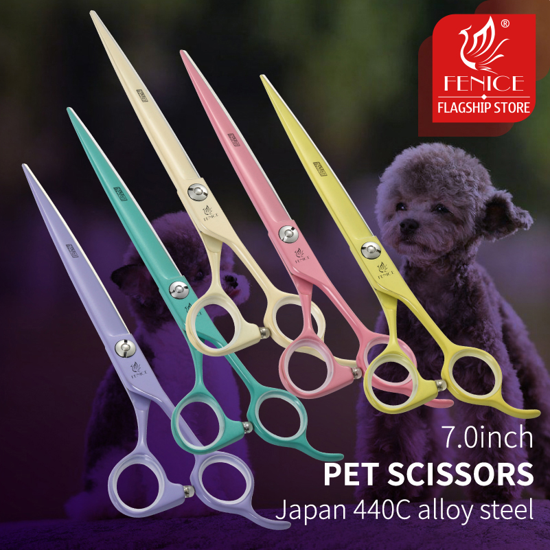 Grooming Scissors - Fenice Jp440c красочные профессиональные 7,0 дюймовые