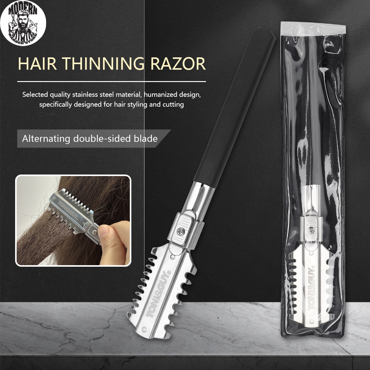 Beard Trimmer - Профессиональные двусторонние лезвия для бритья и