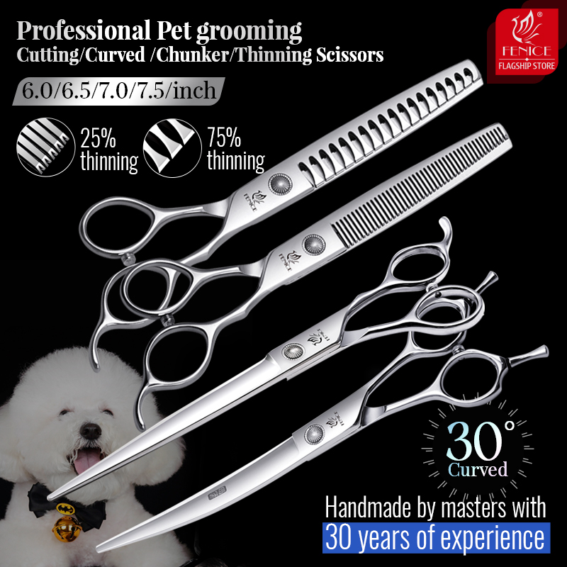 Grooming Scissors - Fenice 6/6,5/7/7,5 дюймов профессиональный набор ножниц