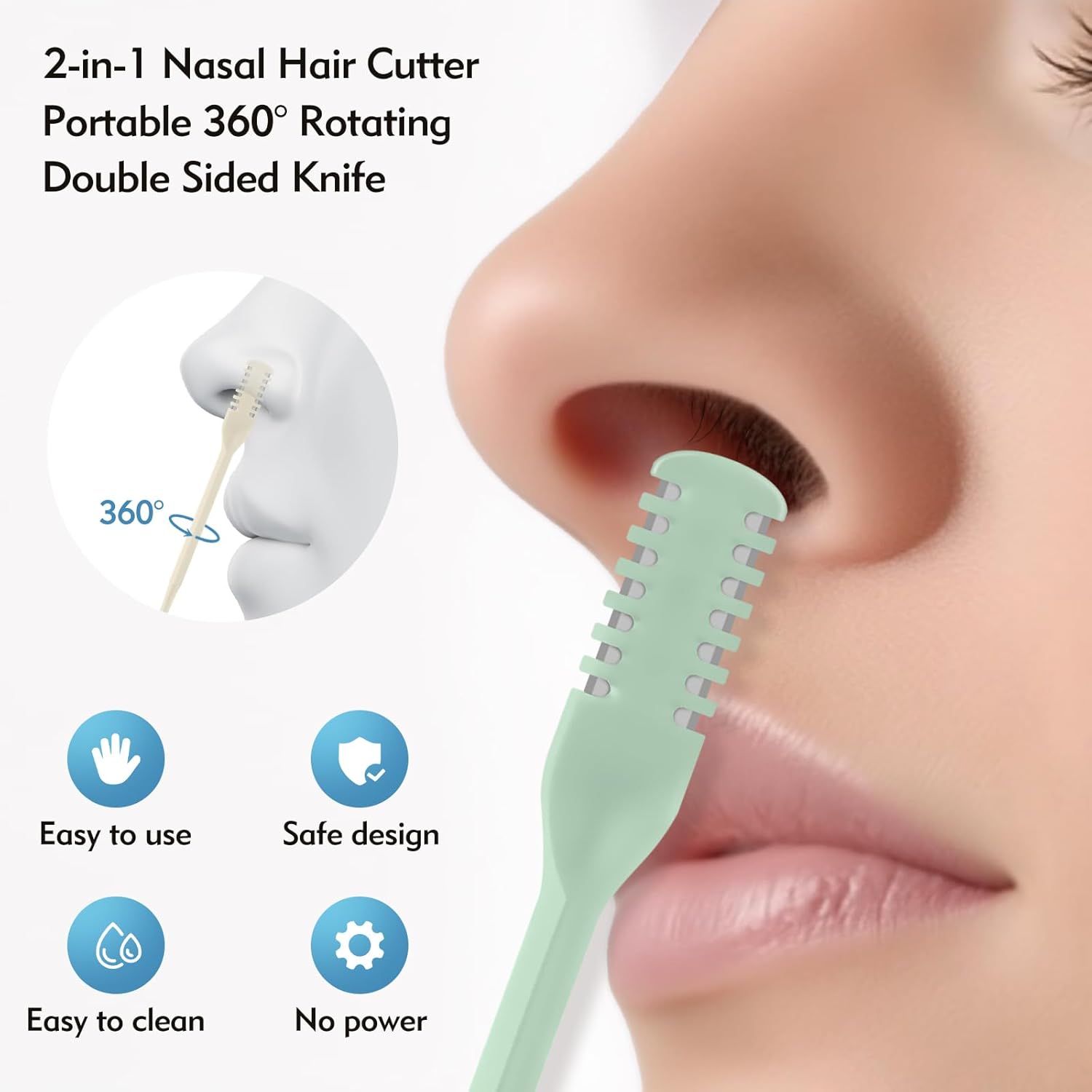 Набор из 5/20/50 шт. 2-в-1: ус – обзор и цена Nose Trimmer