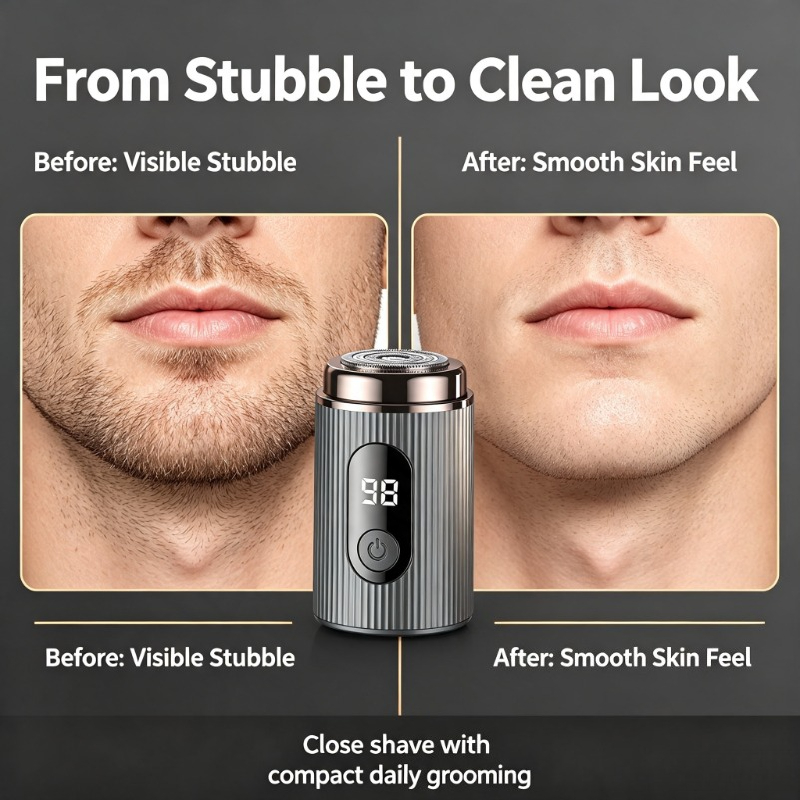 Мини-электробритва 2026, порта – обзор и цена Mens Grooming Travel Kit