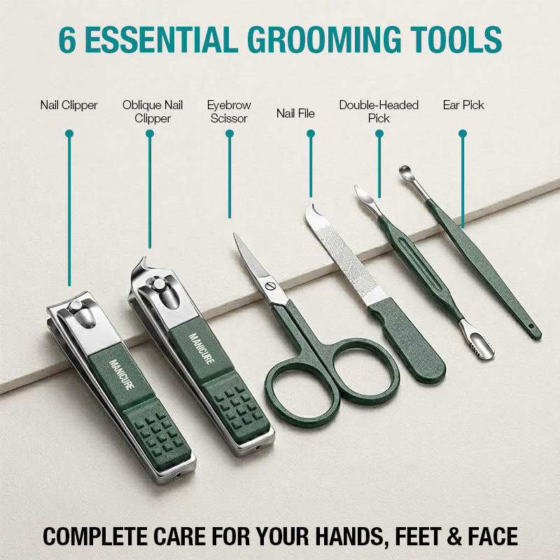 Портативный набор для маникюра – обзор и цена Mens Grooming Travel Kit
