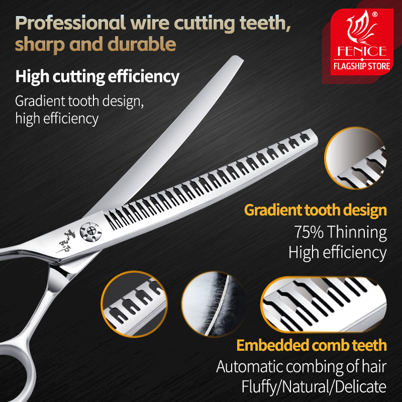 Fenice Professional, 7 дюймов, – обзор и цена Grooming Scissors