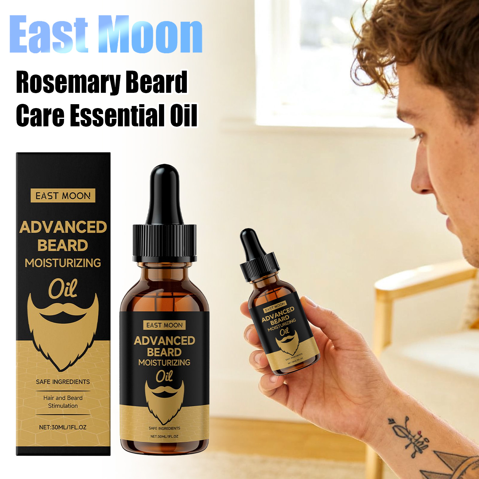 Масло для бороды East Moon Ros – обзор и цена Beard Oil
