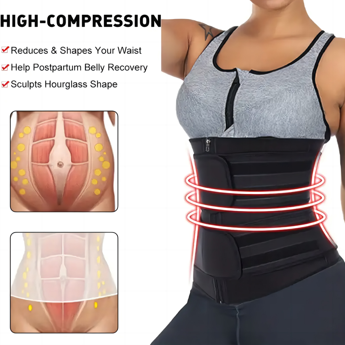 Женский пояс-тренажер для тали – обзор и цена Body Trimmer