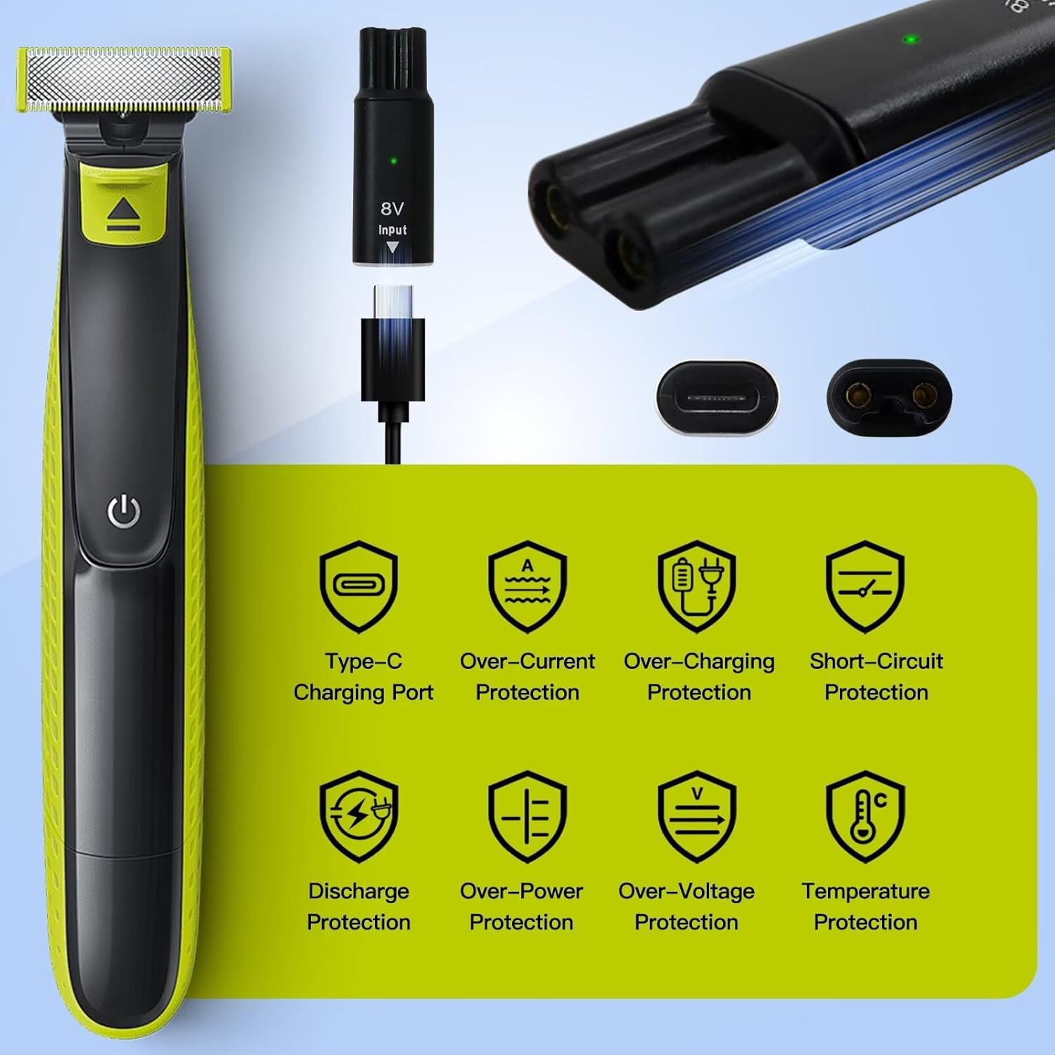 Зарядное устройство-адаптер Ty – обзор и цена Electric Shaver Rotary