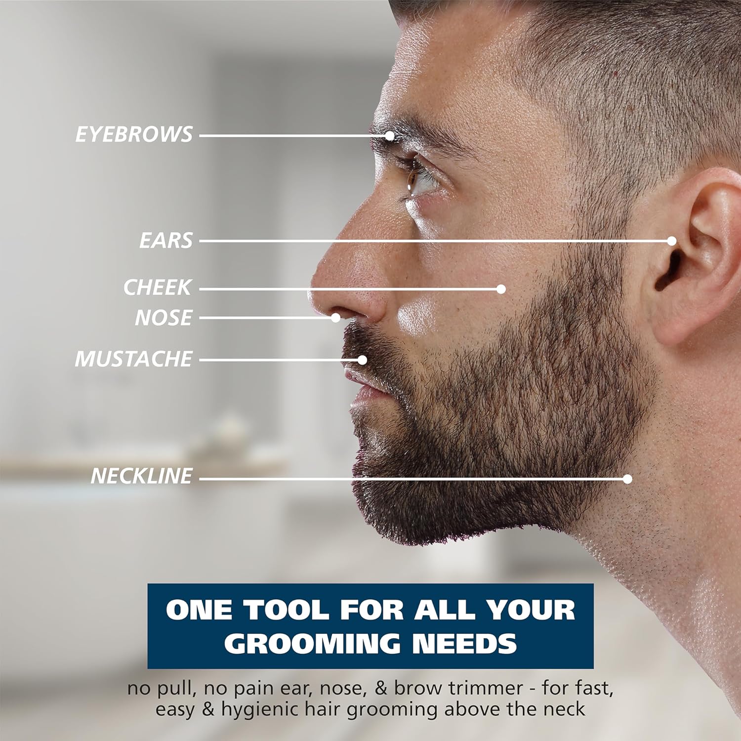 VGR моющийся триммер для волос – обзор и цена Nose Trimmer