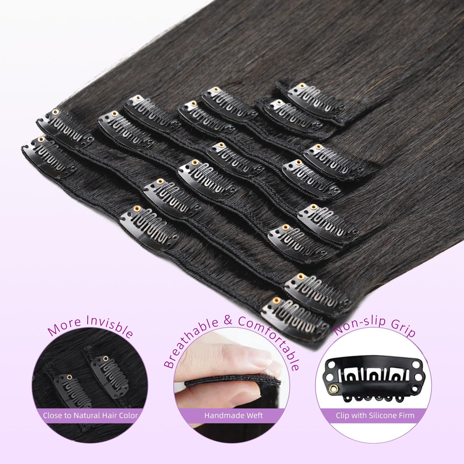 Накладные волосы на заколках и – обзор и цена Hair Clipper