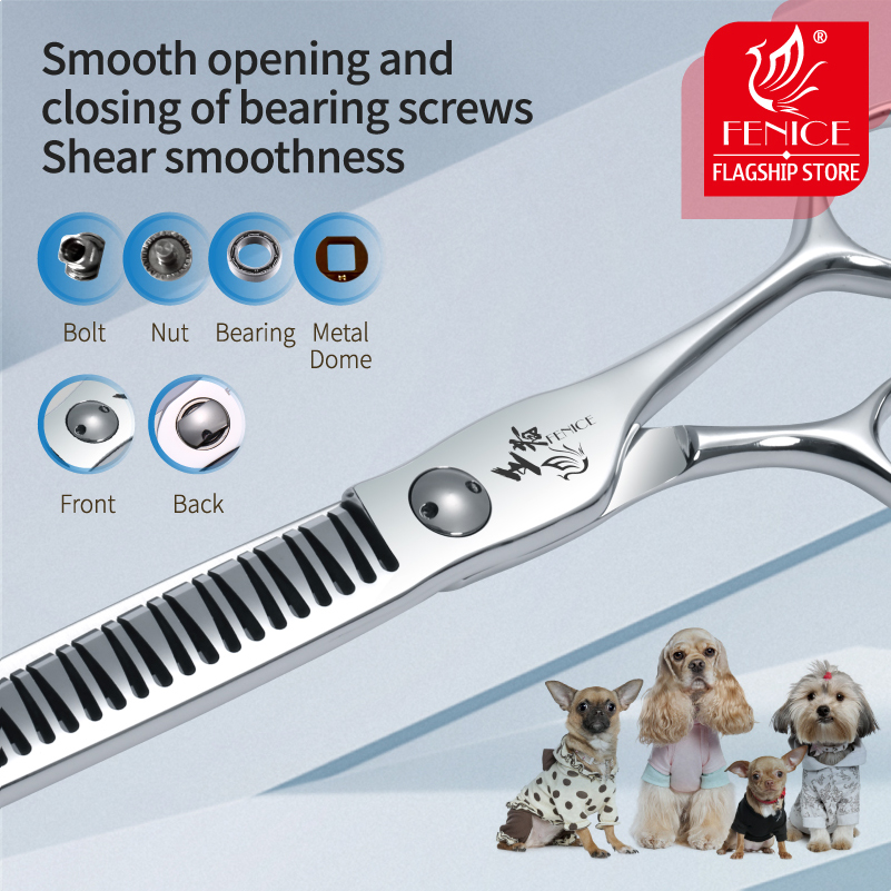 Fenice 7-дюймовые 3D градиентн – обзор и цена Grooming Scissors