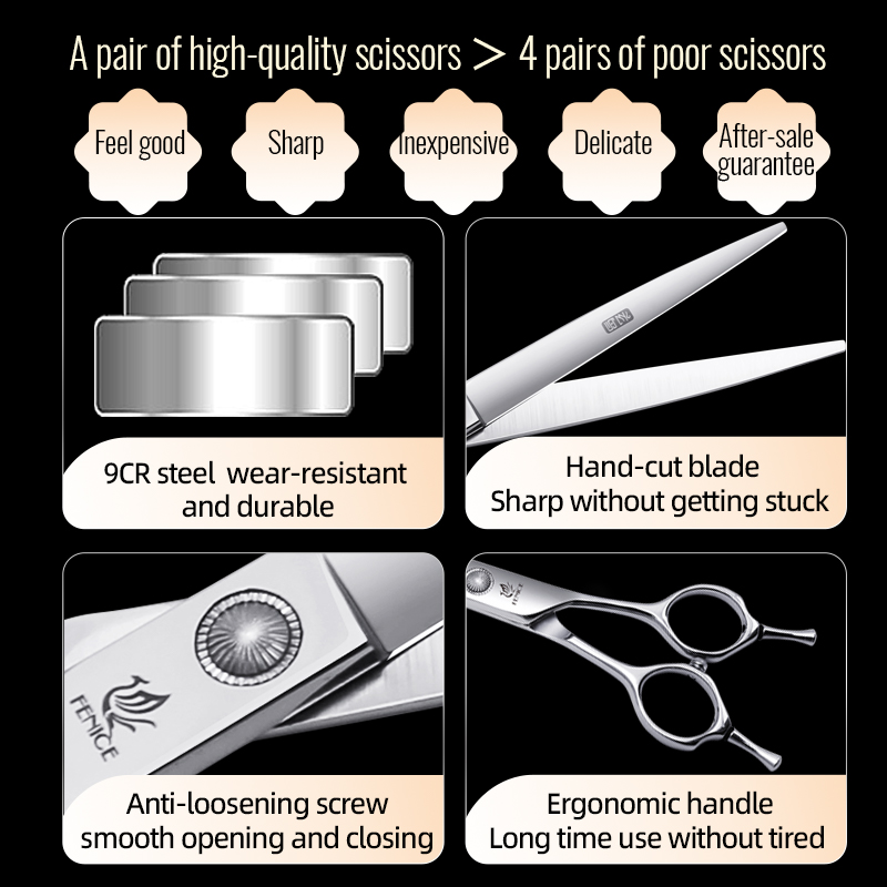 Fenice 6/6,5/7/7,5 дюймов проф – обзор и цена Grooming Scissors